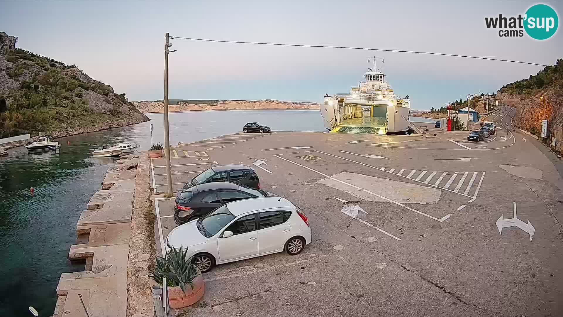 Webcam porto traghetti di Prizna – per l’isola di Pag