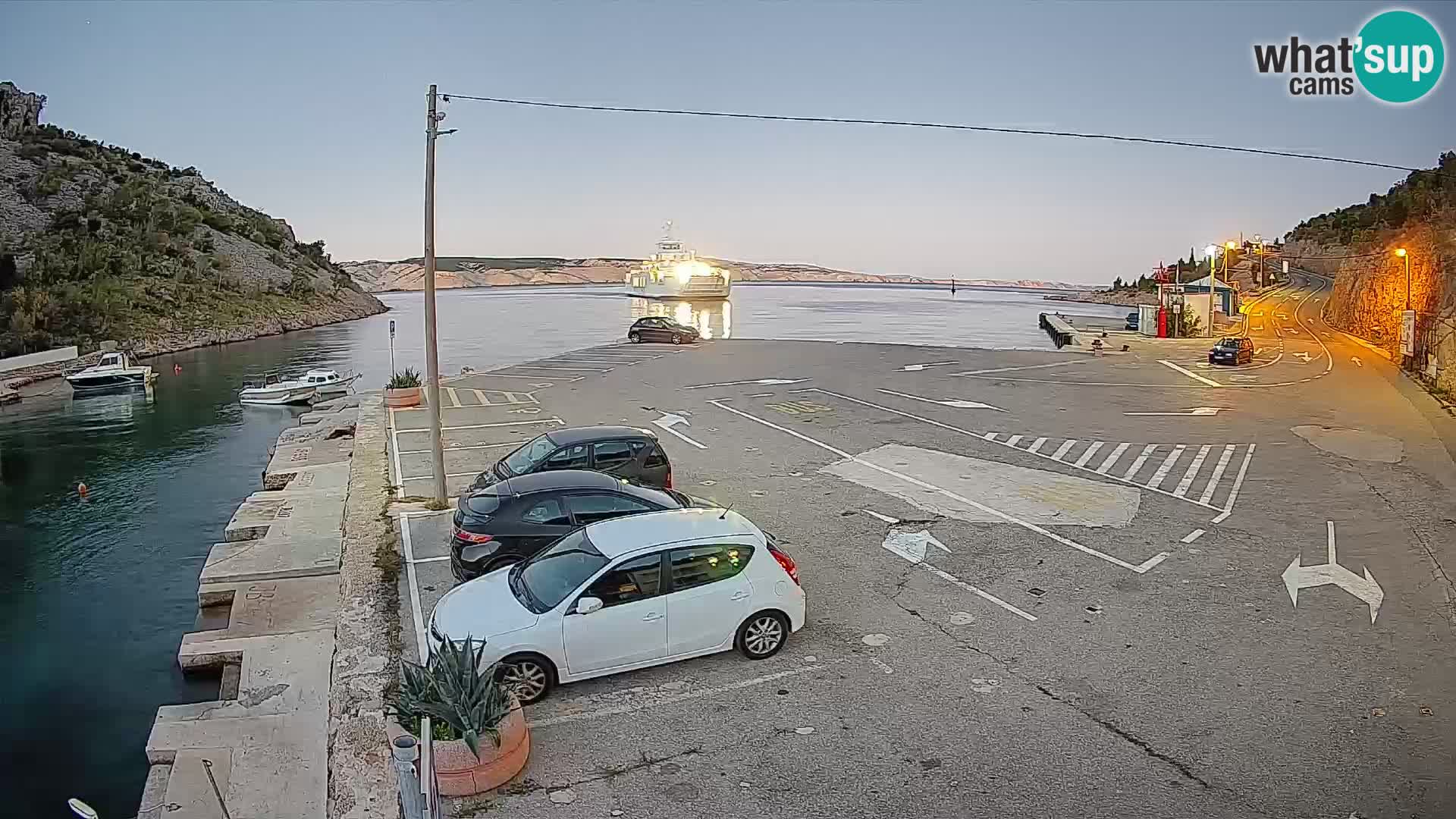Webcam porto traghetti di Prizna – per l’isola di Pag