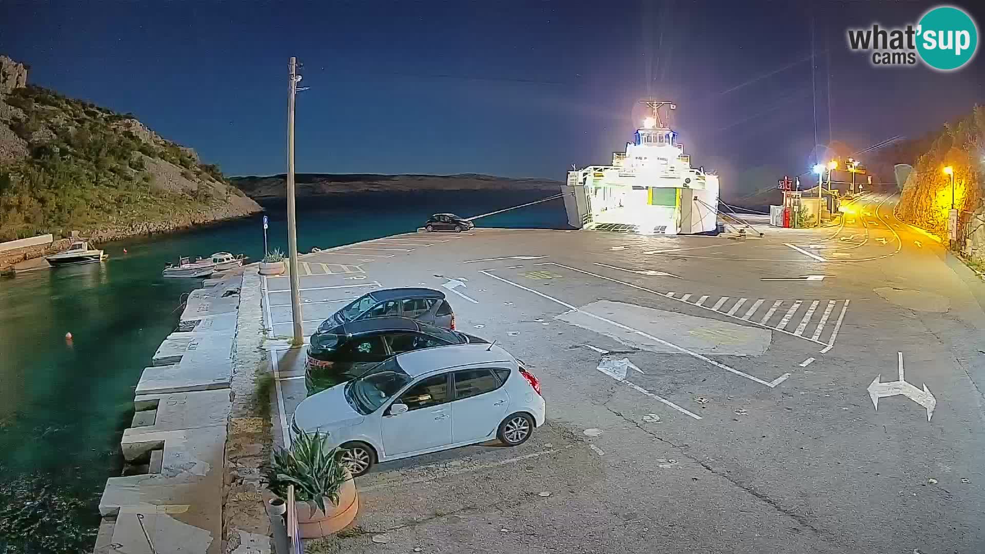 Webcam porto traghetti di Prizna – per l’isola di Pag