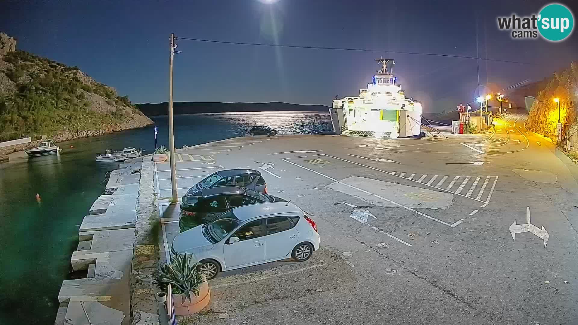 Webcam porto traghetti di Prizna – per l’isola di Pag