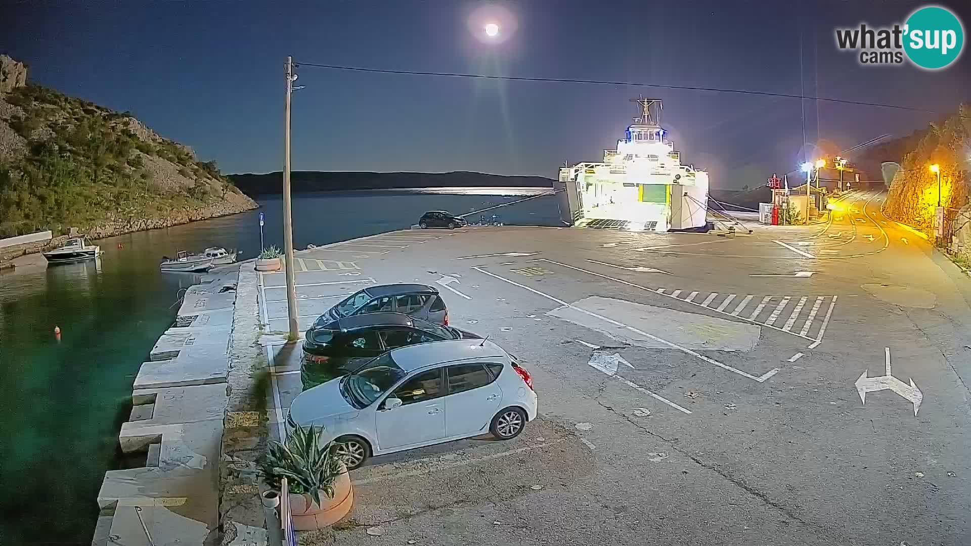 Webcam porto traghetti di Prizna – per l’isola di Pag