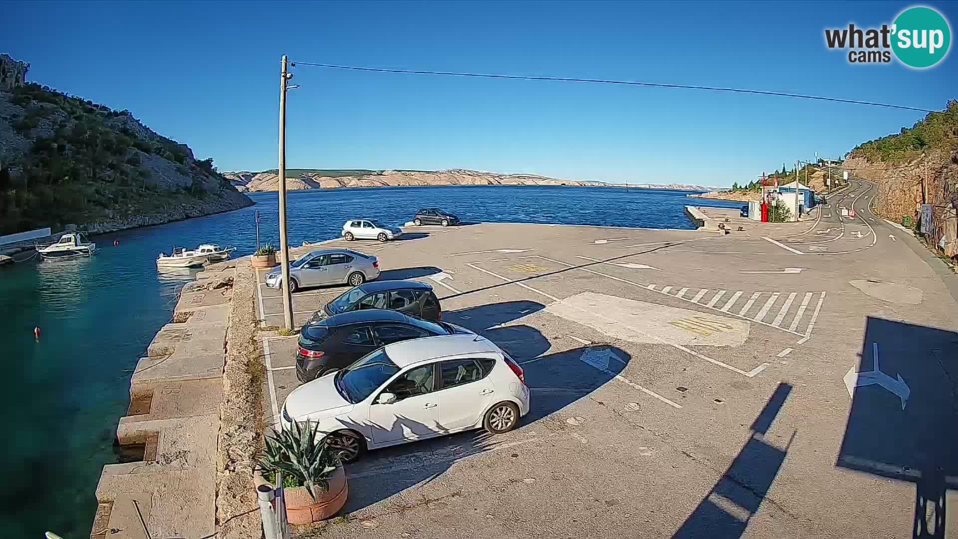 Webcam porto traghetti di Prizna – per l’isola di Pag