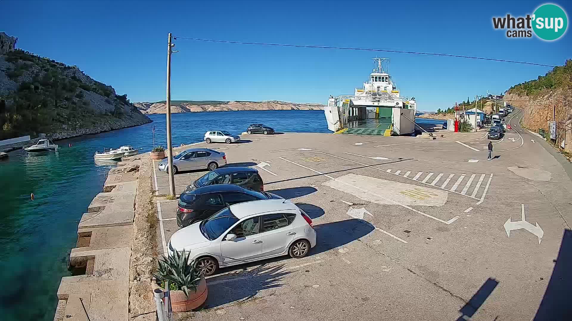 Webcam porto traghetti di Prizna – per l’isola di Pag