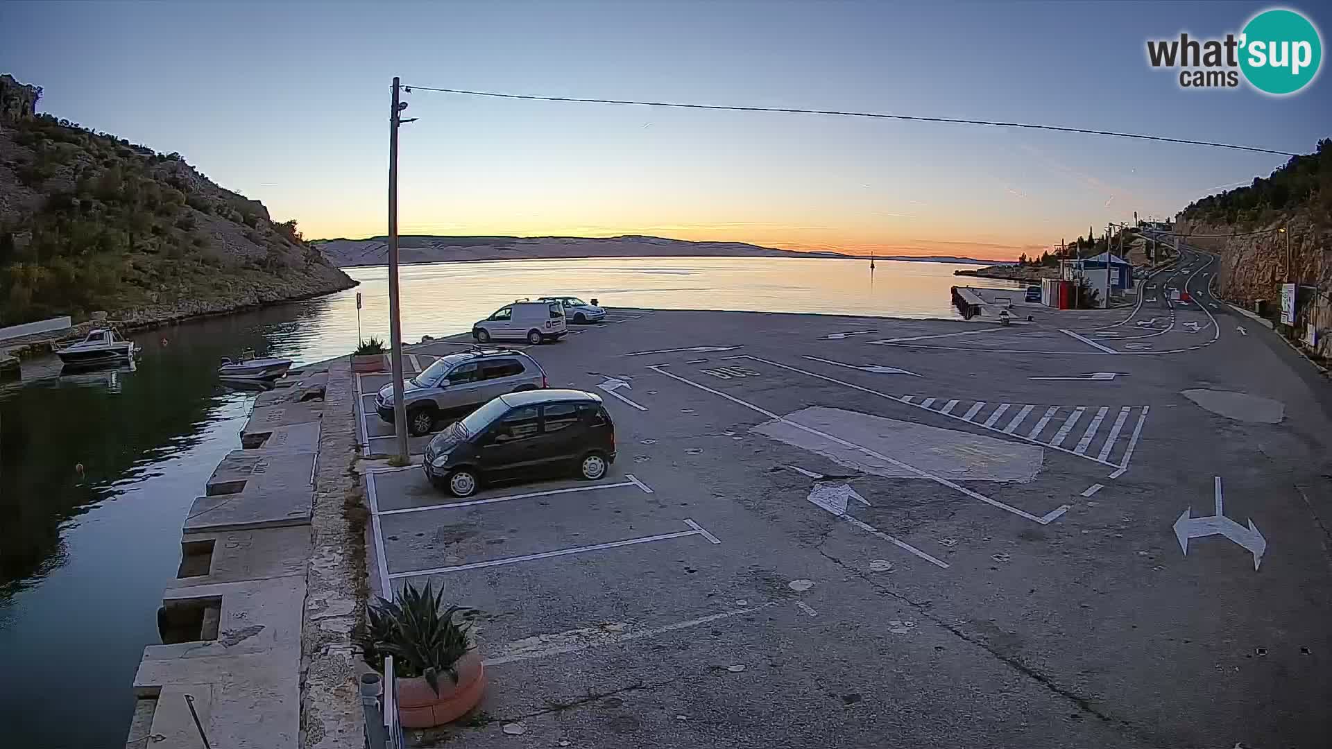 Webcam porto traghetti di Prizna – per l’isola di Pag