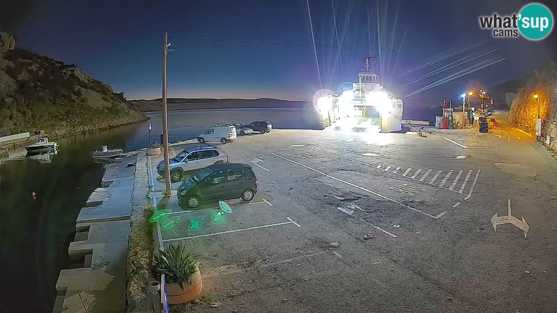Webcam porto traghetti di Prizna – per l’isola di Pag