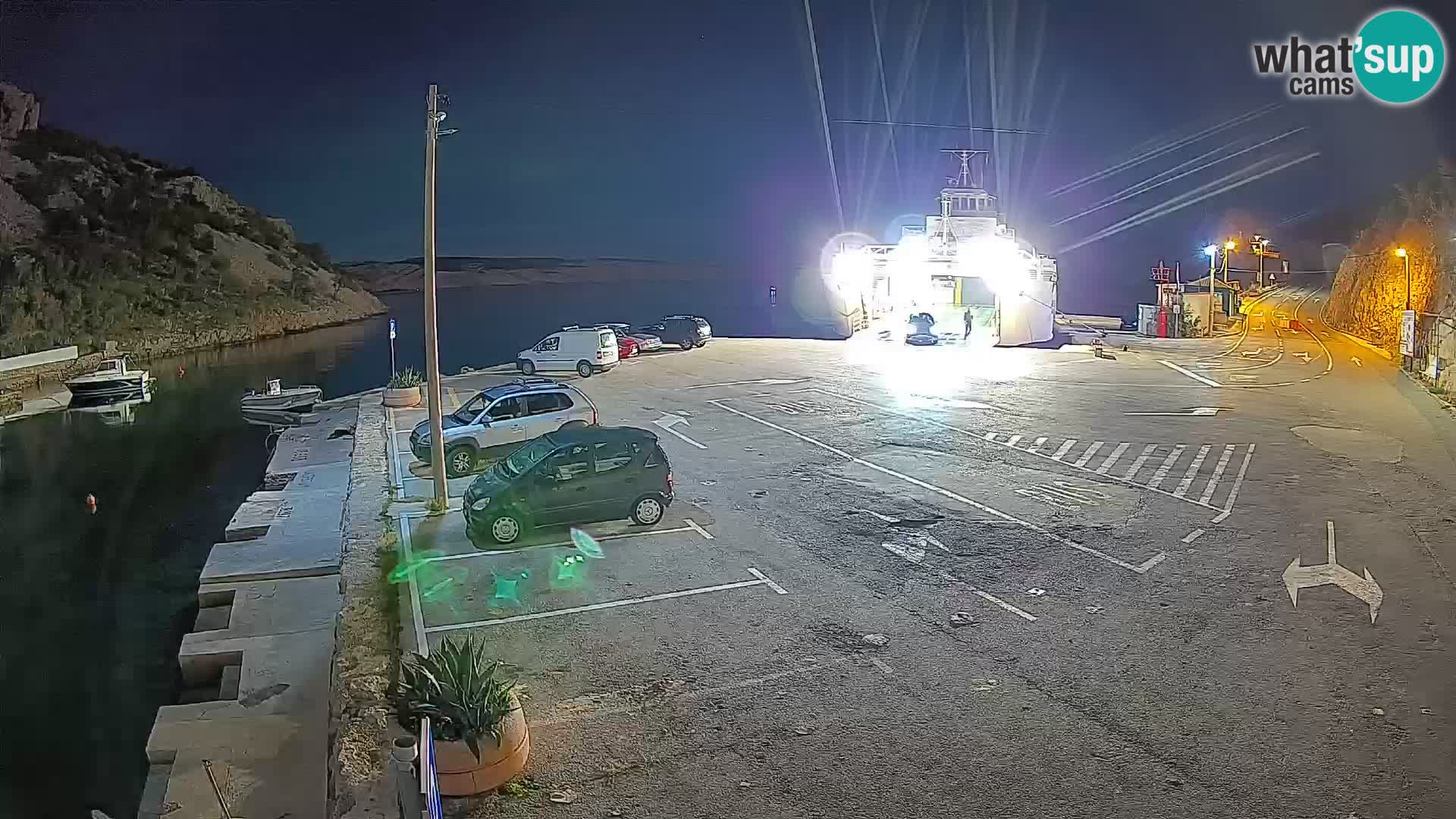 Webcam porto traghetti di Prizna – per l’isola di Pag