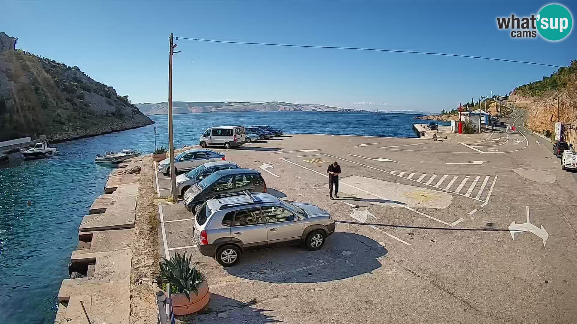 Webcam porto traghetti di Prizna – per l’isola di Pag