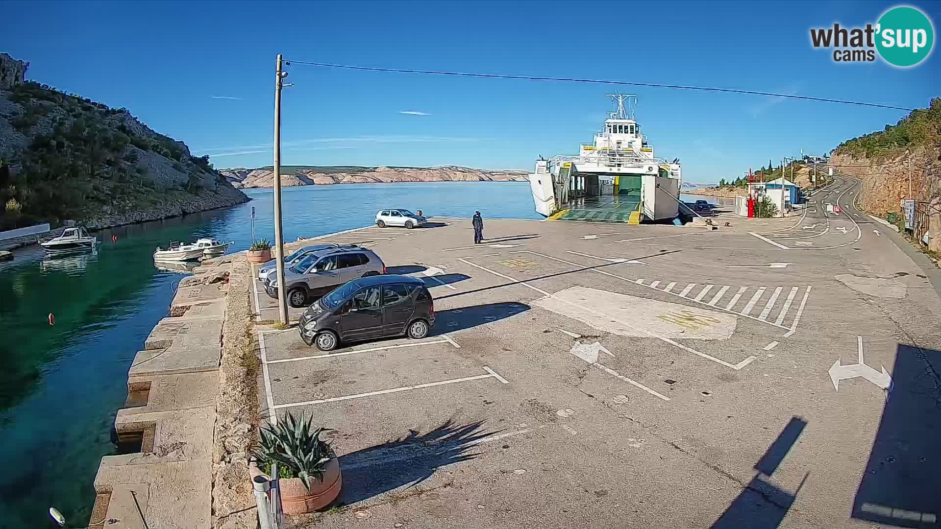 Webcam porto traghetti di Prizna – per l’isola di Pag