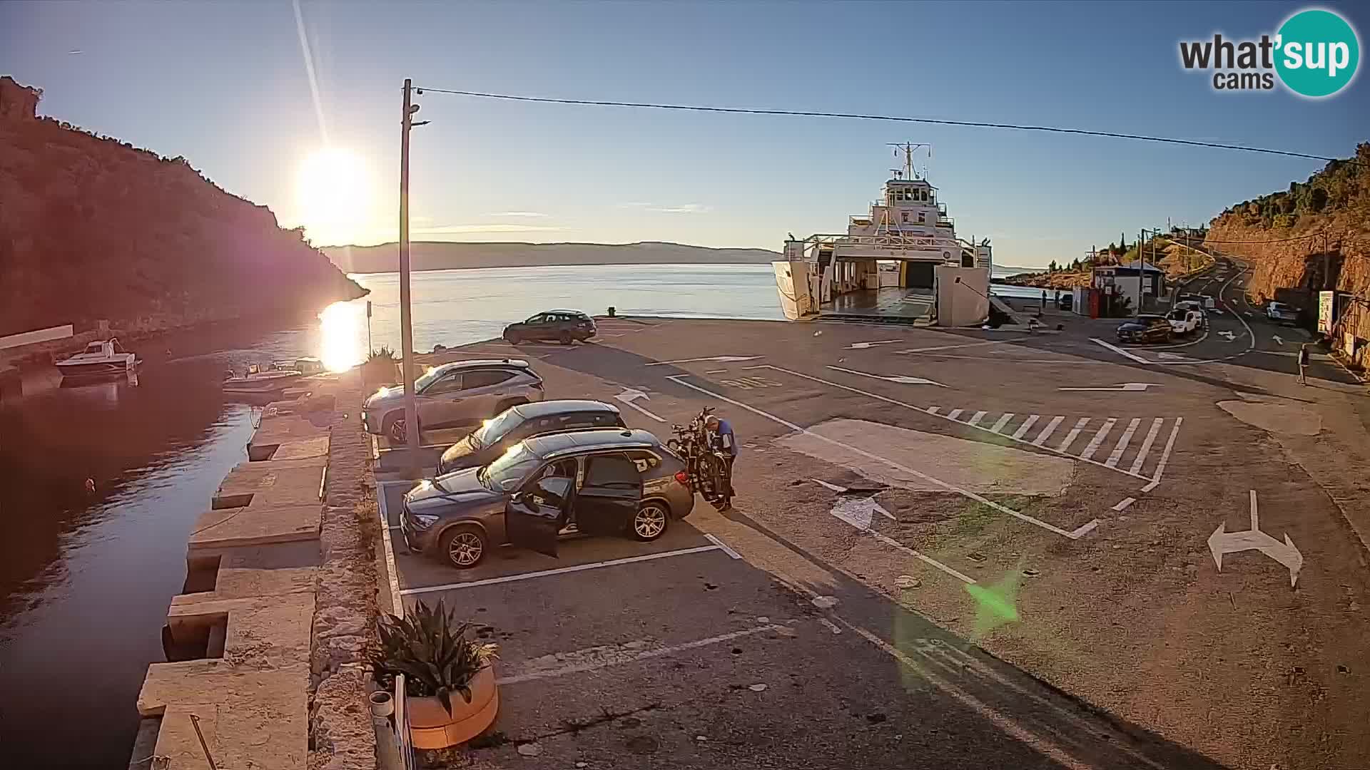 Webcam porto traghetti di Prizna – per l’isola di Pag