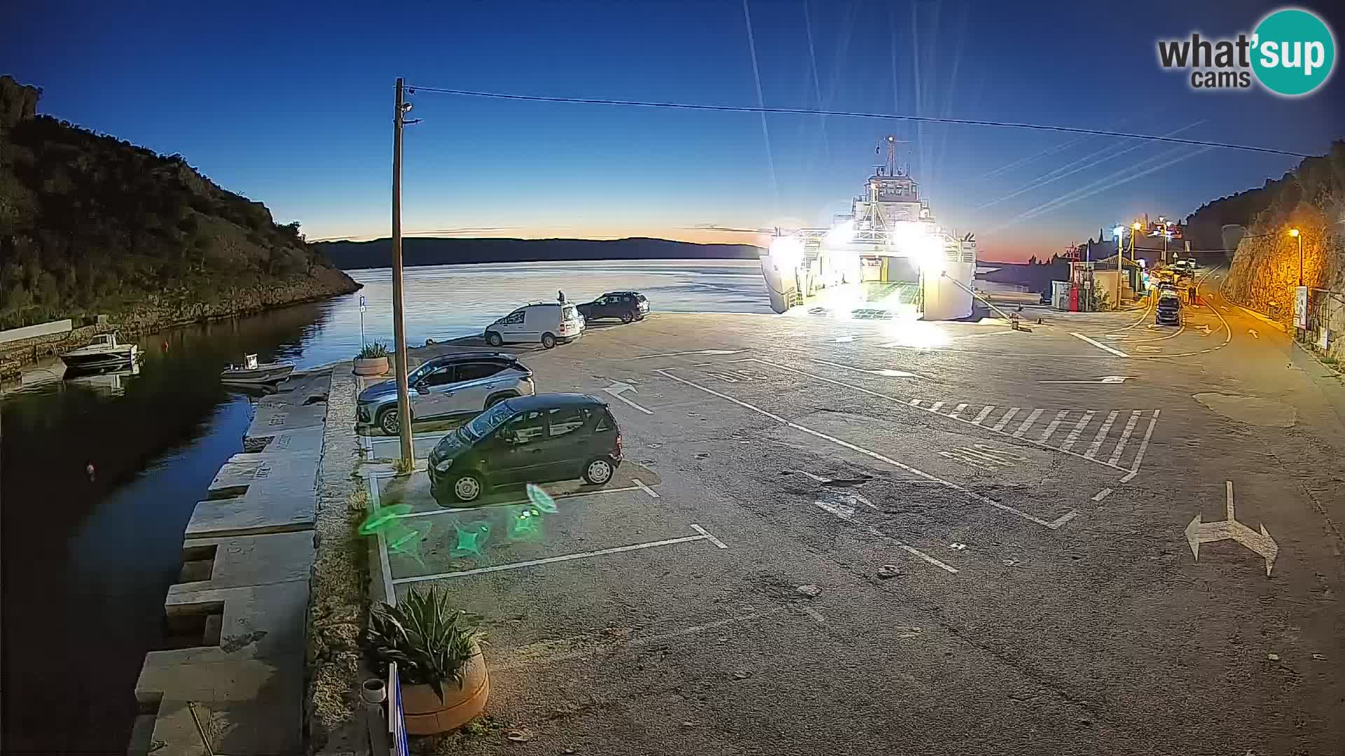 Webcam porto traghetti di Prizna – per l’isola di Pag