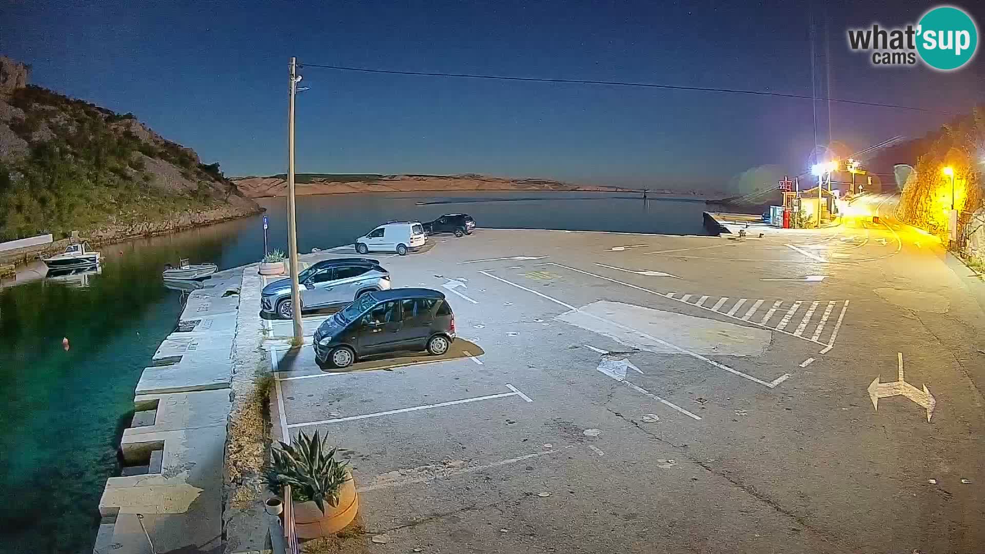 Webcam porto traghetti di Prizna – per l’isola di Pag