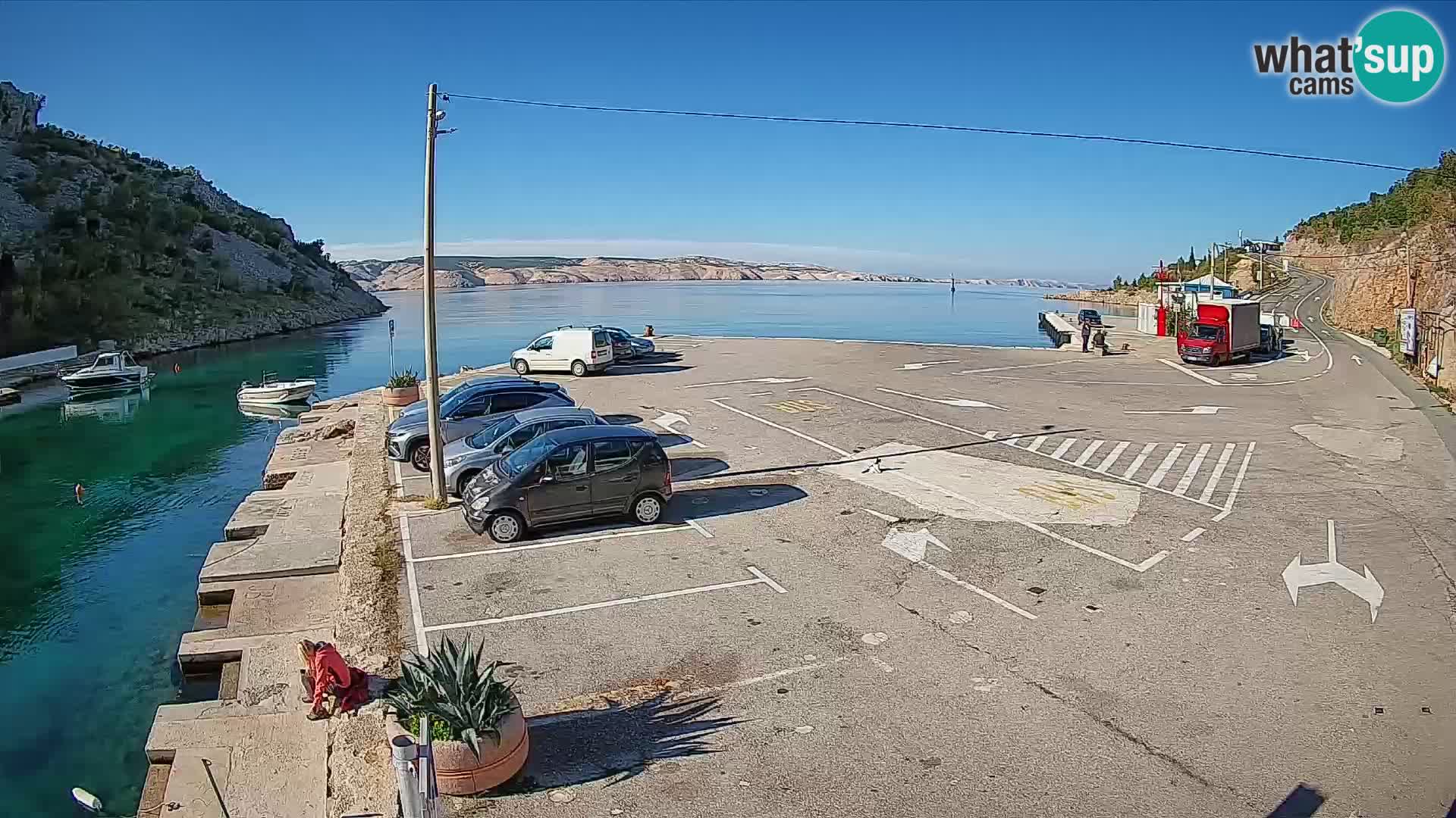 Webcam porto traghetti di Prizna – per l’isola di Pag