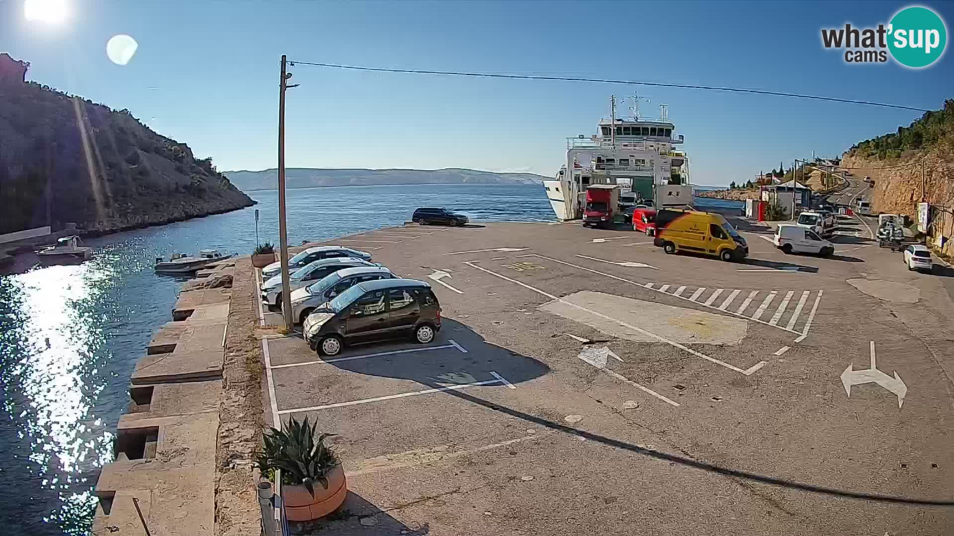 Webcam porto traghetti di Prizna – per l’isola di Pag