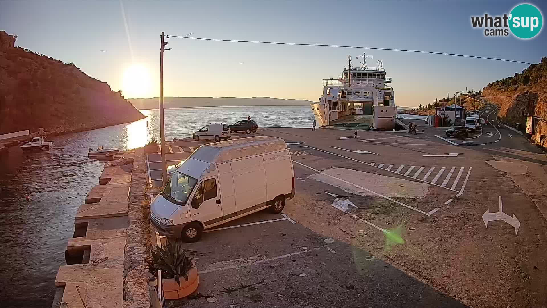 Webcam porto traghetti di Prizna – per l’isola di Pag