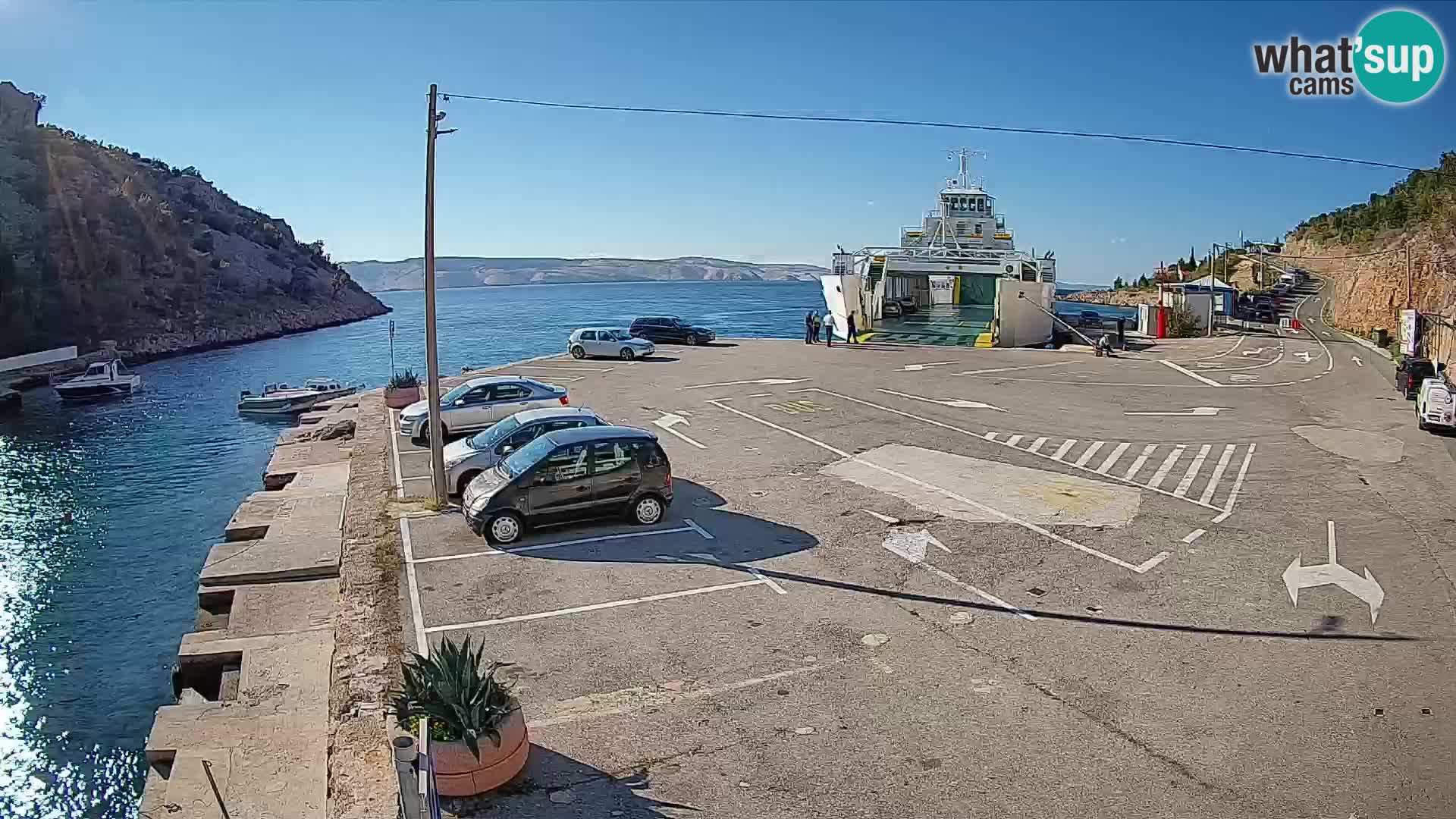 Webcam porto traghetti di Prizna – per l’isola di Pag