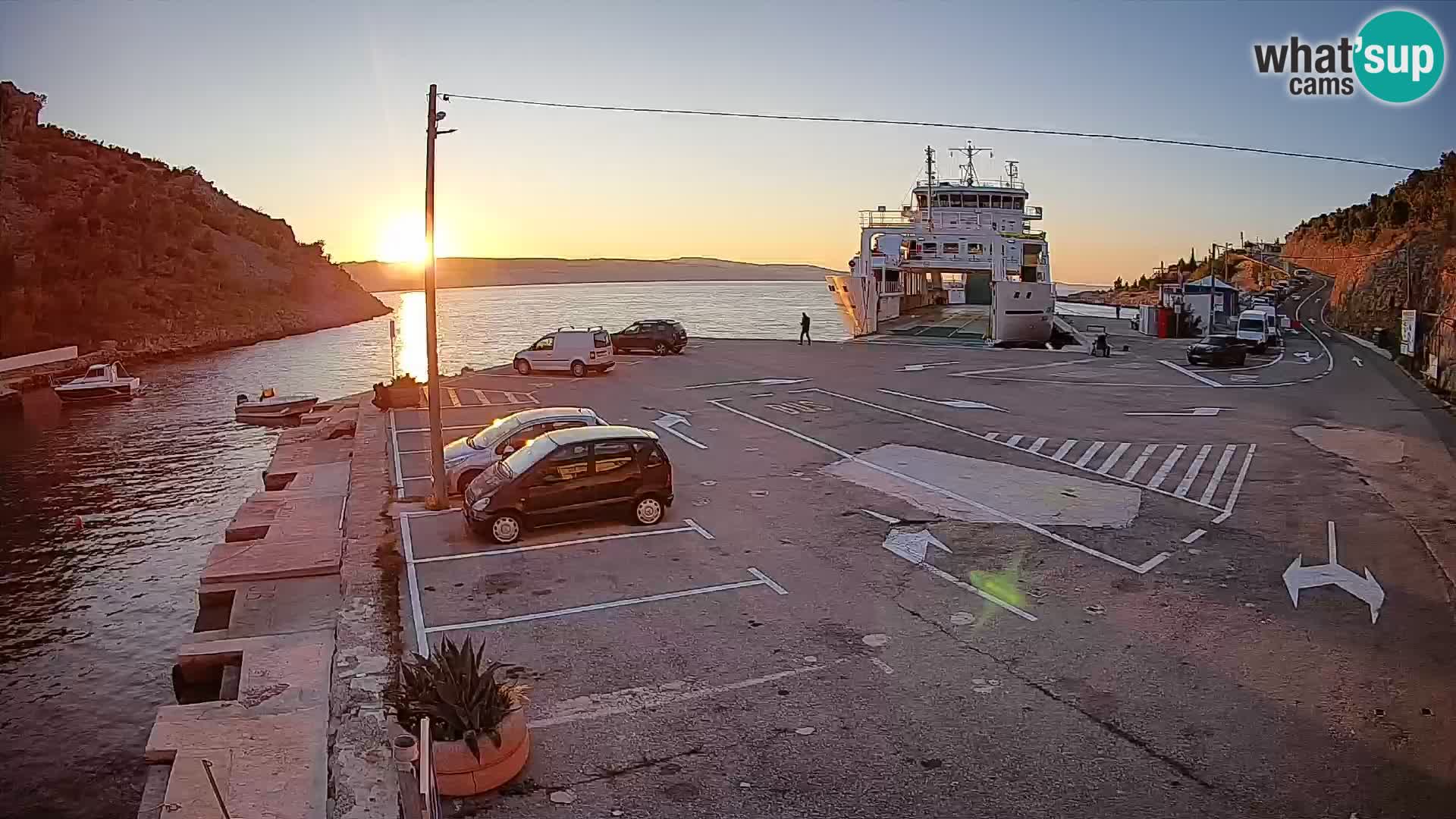 Webcam porto traghetti di Prizna – per l’isola di Pag