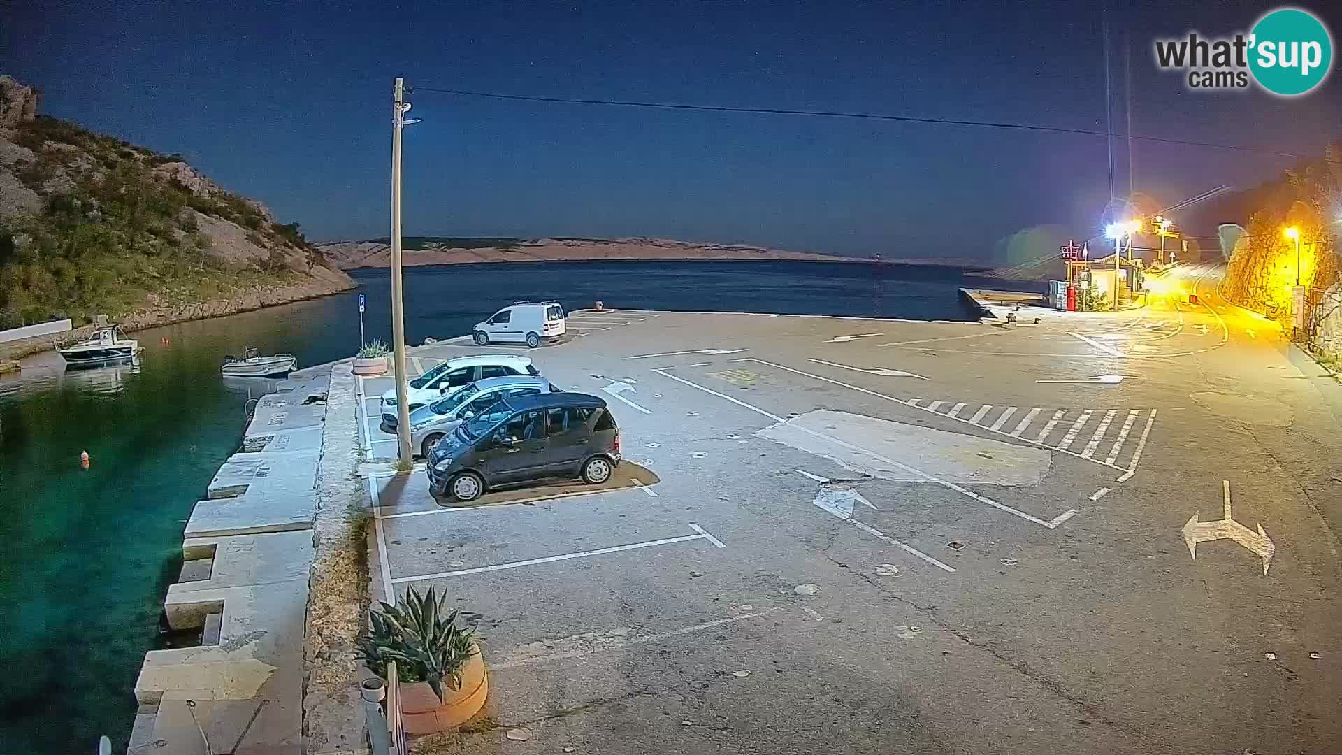 Webcam porto traghetti di Prizna – per l’isola di Pag