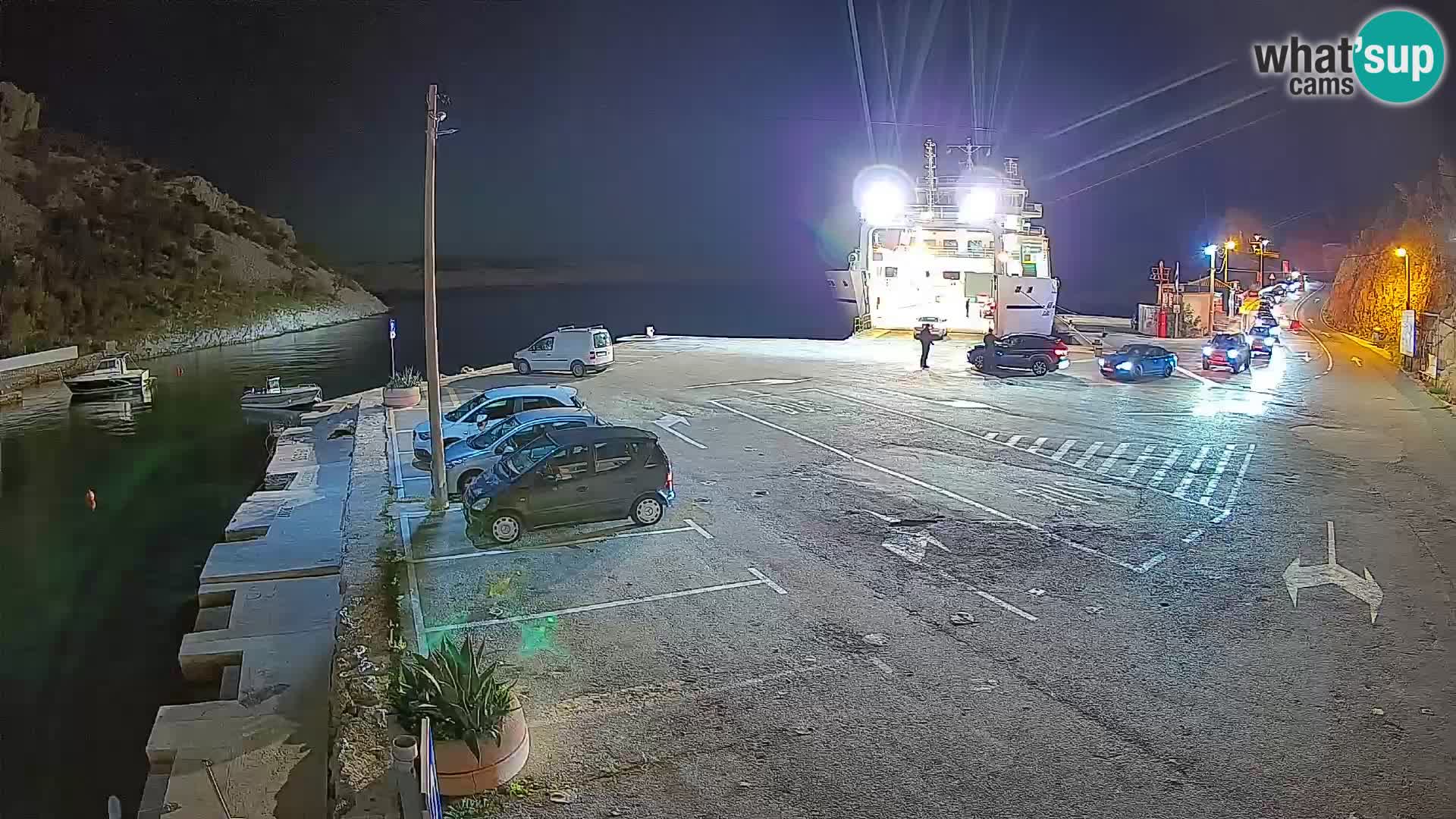 Webcam porto traghetti di Prizna – per l’isola di Pag