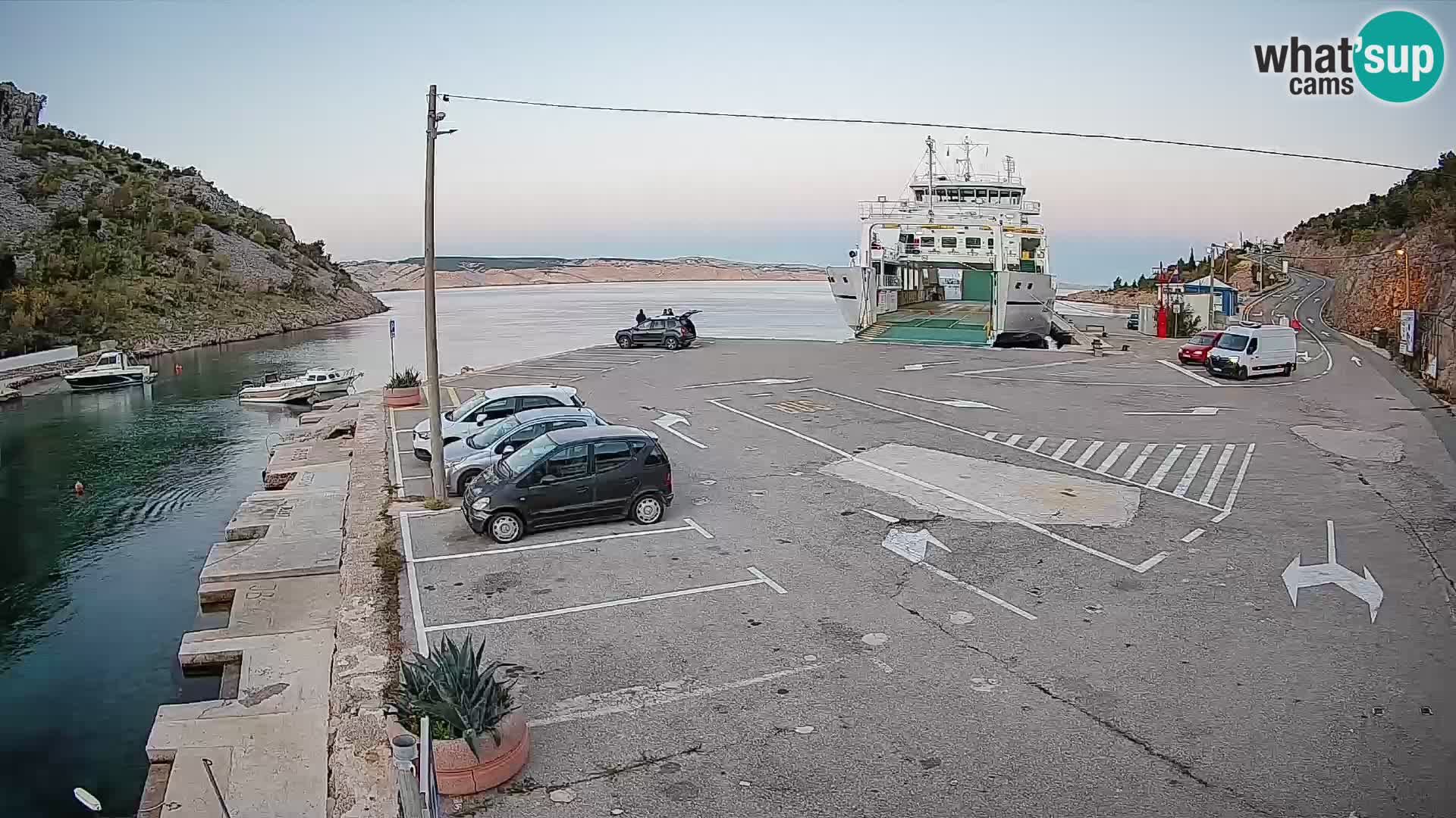 Webcam porto traghetti di Prizna – per l’isola di Pag