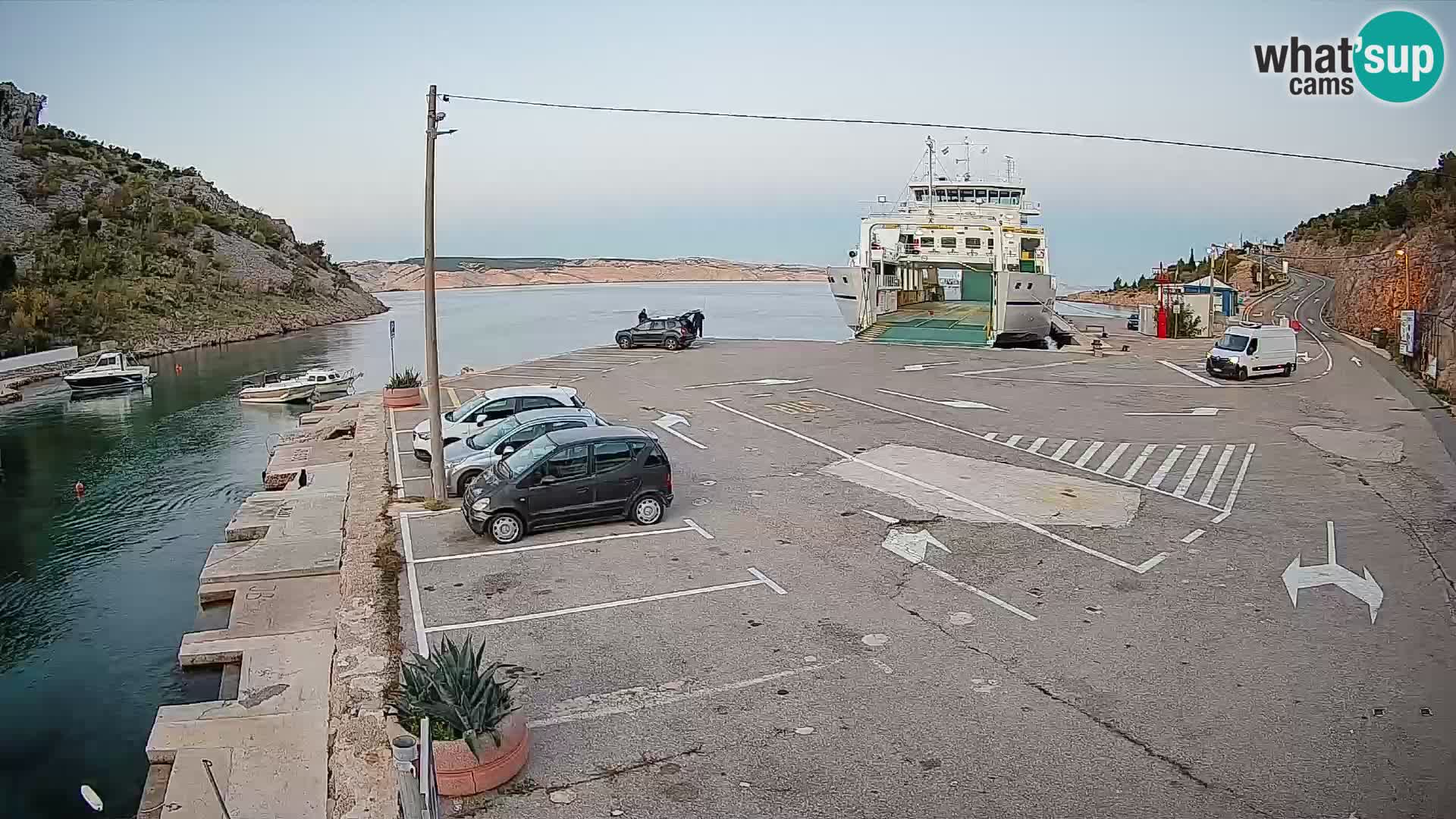 Webcam porto traghetti di Prizna – per l’isola di Pag