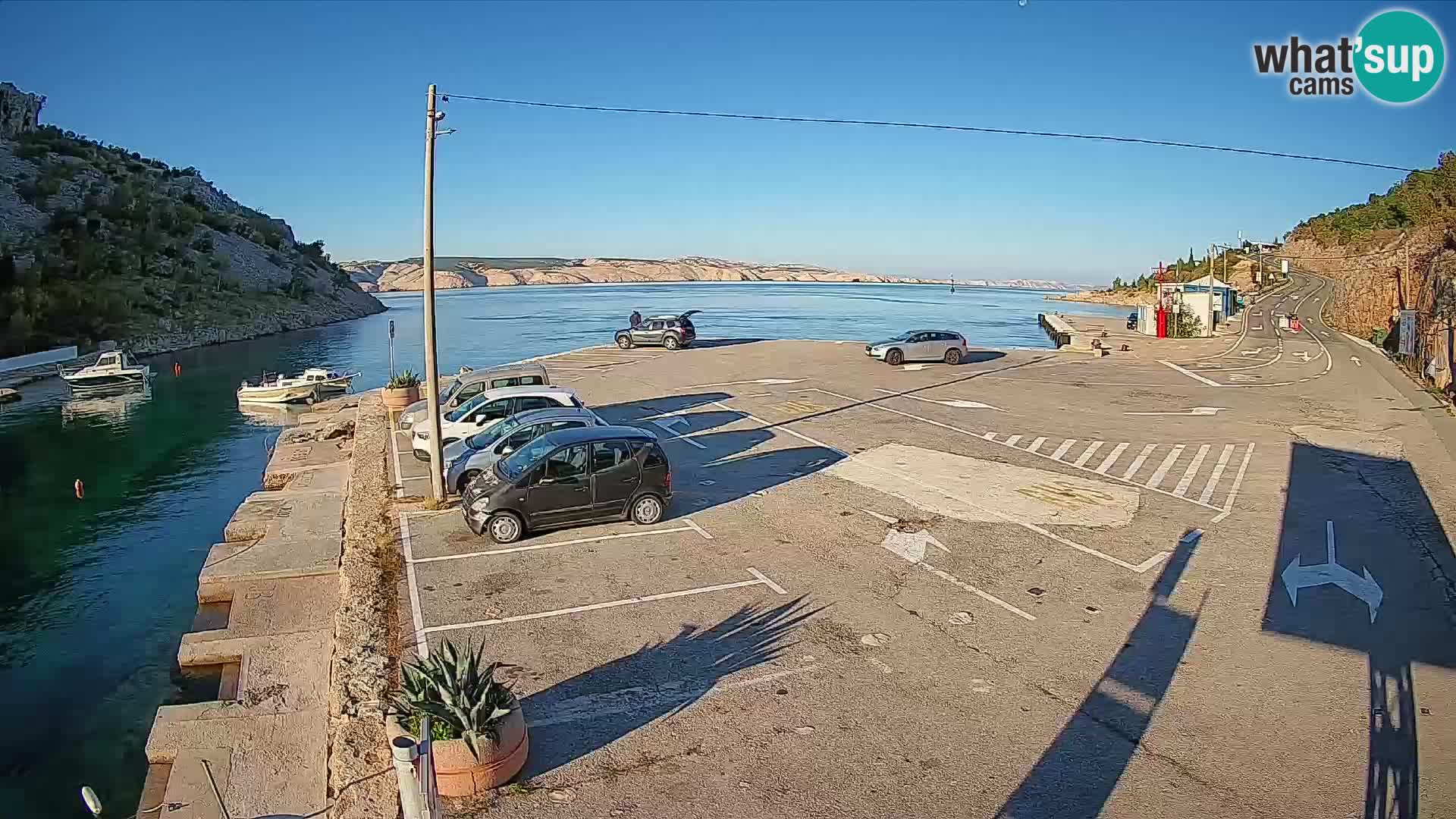 Webcam porto traghetti di Prizna – per l’isola di Pag