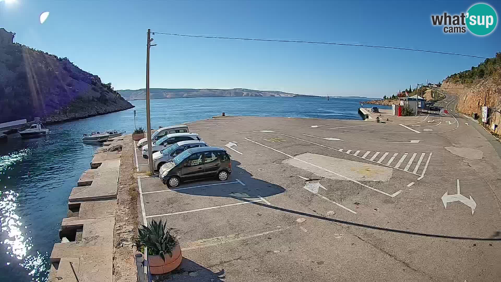 Webcam porto traghetti di Prizna – per l’isola di Pag