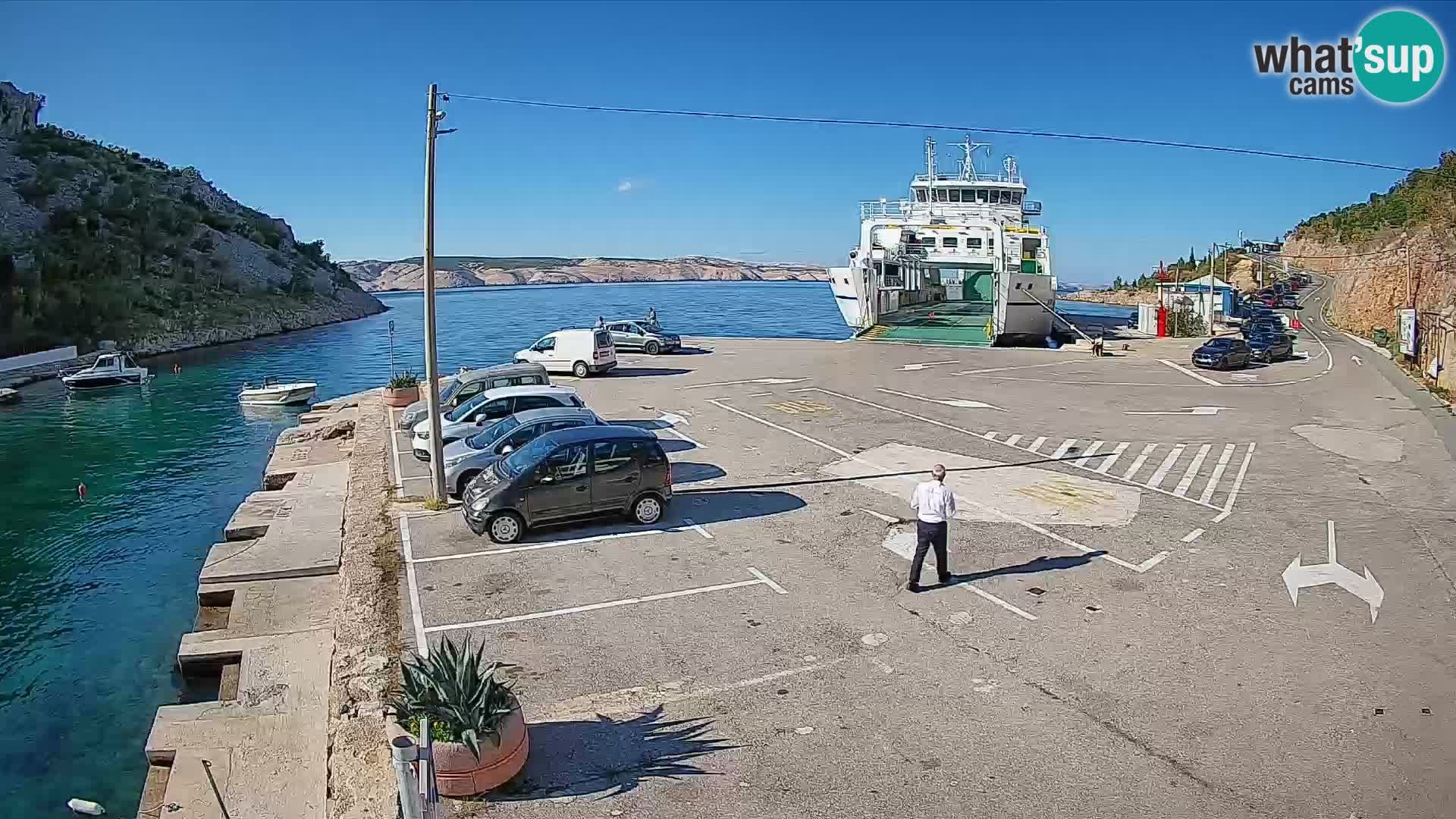 Webcam porto traghetti di Prizna – per l’isola di Pag