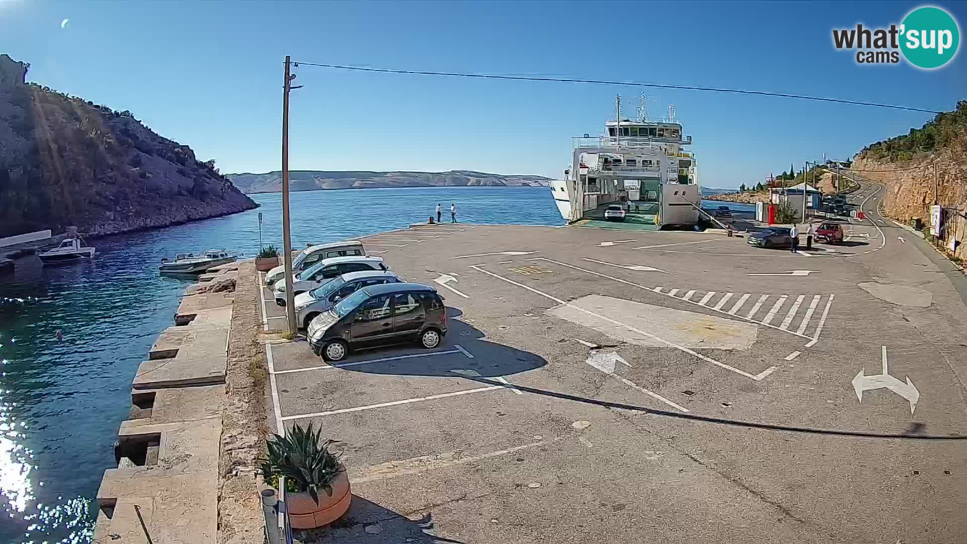 Webcam porto traghetti di Prizna – per l’isola di Pag