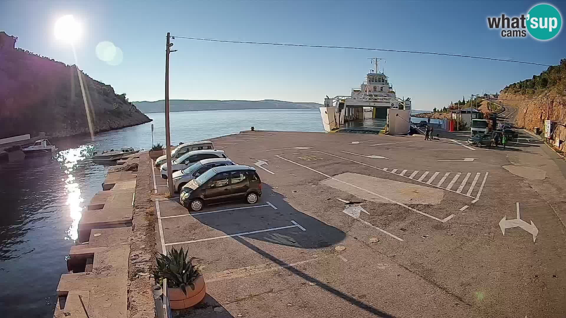 Webcam porto traghetti di Prizna – per l’isola di Pag