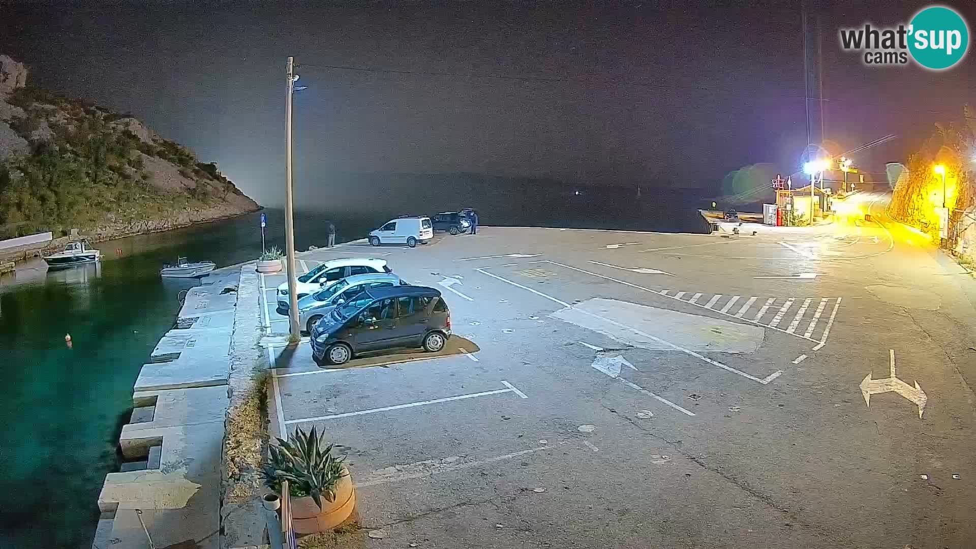 Webcam Fährhafen Prizna – zur Insel Pag