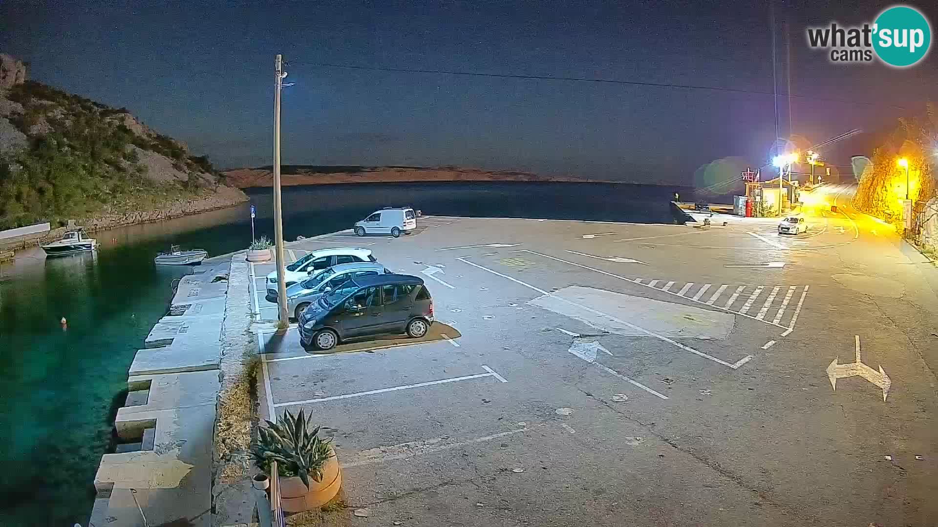 Webcam porto traghetti di Prizna – per l’isola di Pag