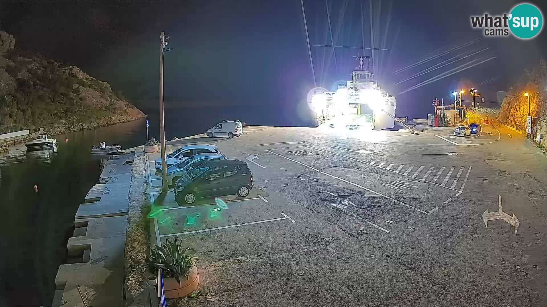 Webcam porto traghetti di Prizna – per l’isola di Pag