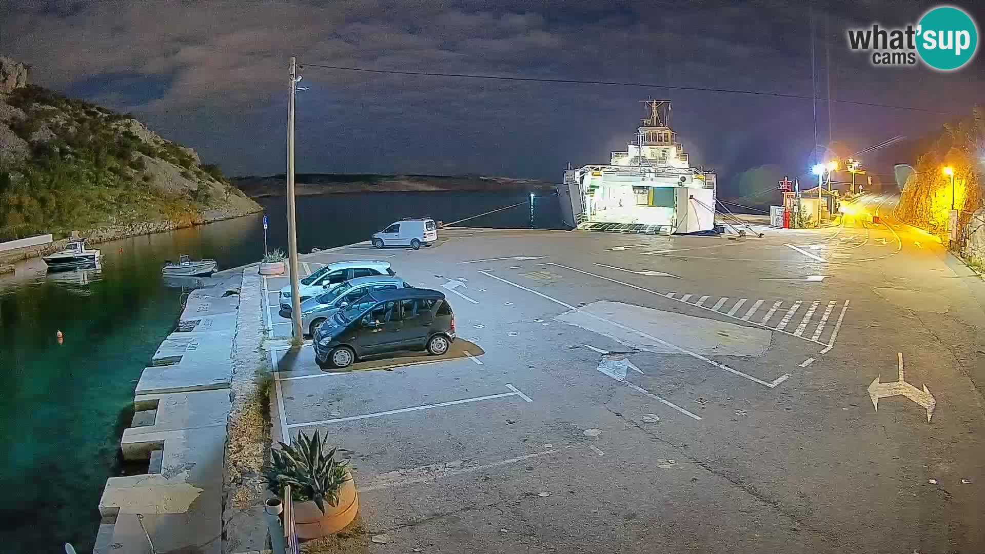 Webcam porto traghetti di Prizna – per l’isola di Pag