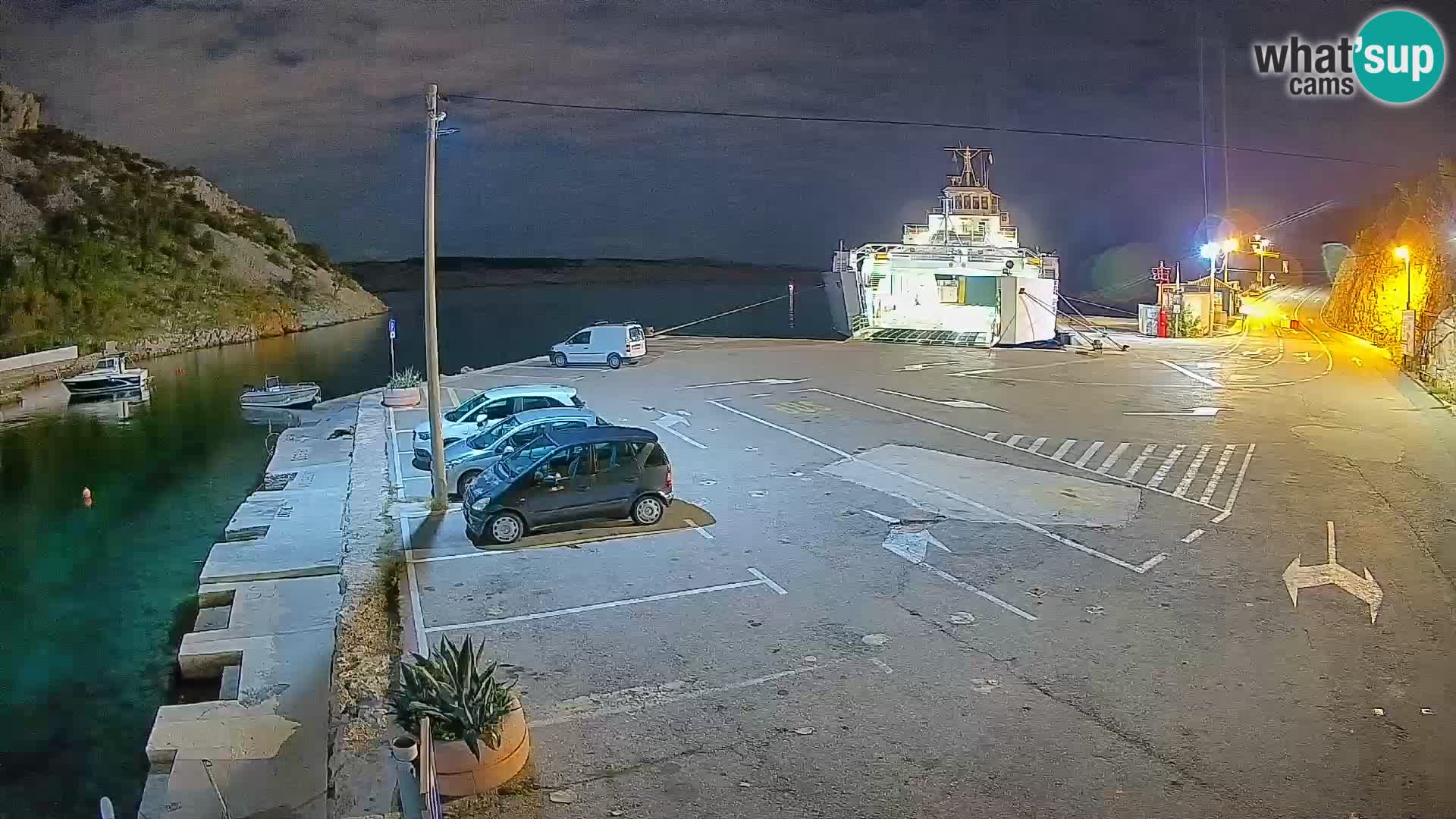 Webcam porto traghetti di Prizna – per l’isola di Pag