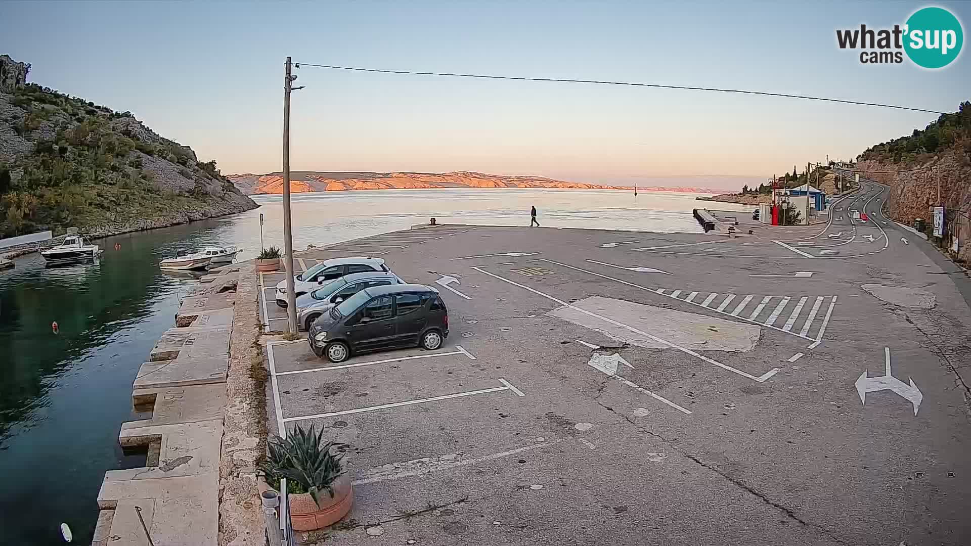 Webcam porto traghetti di Prizna – per l’isola di Pag