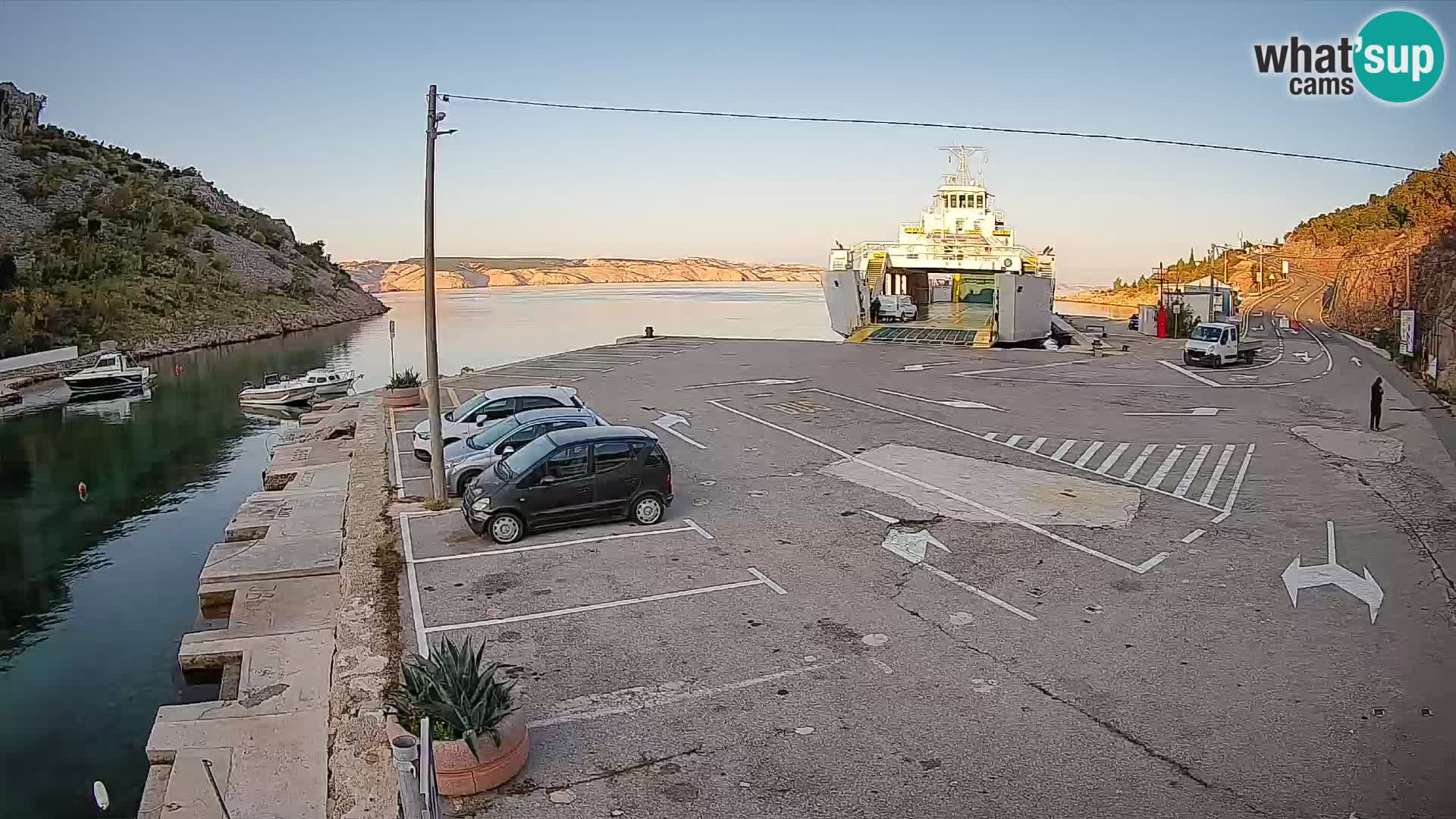 Webcam porto traghetti di Prizna – per l’isola di Pag