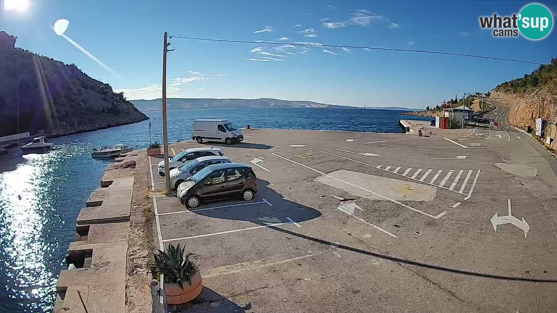 Webcam porto traghetti di Prizna – per l’isola di Pag