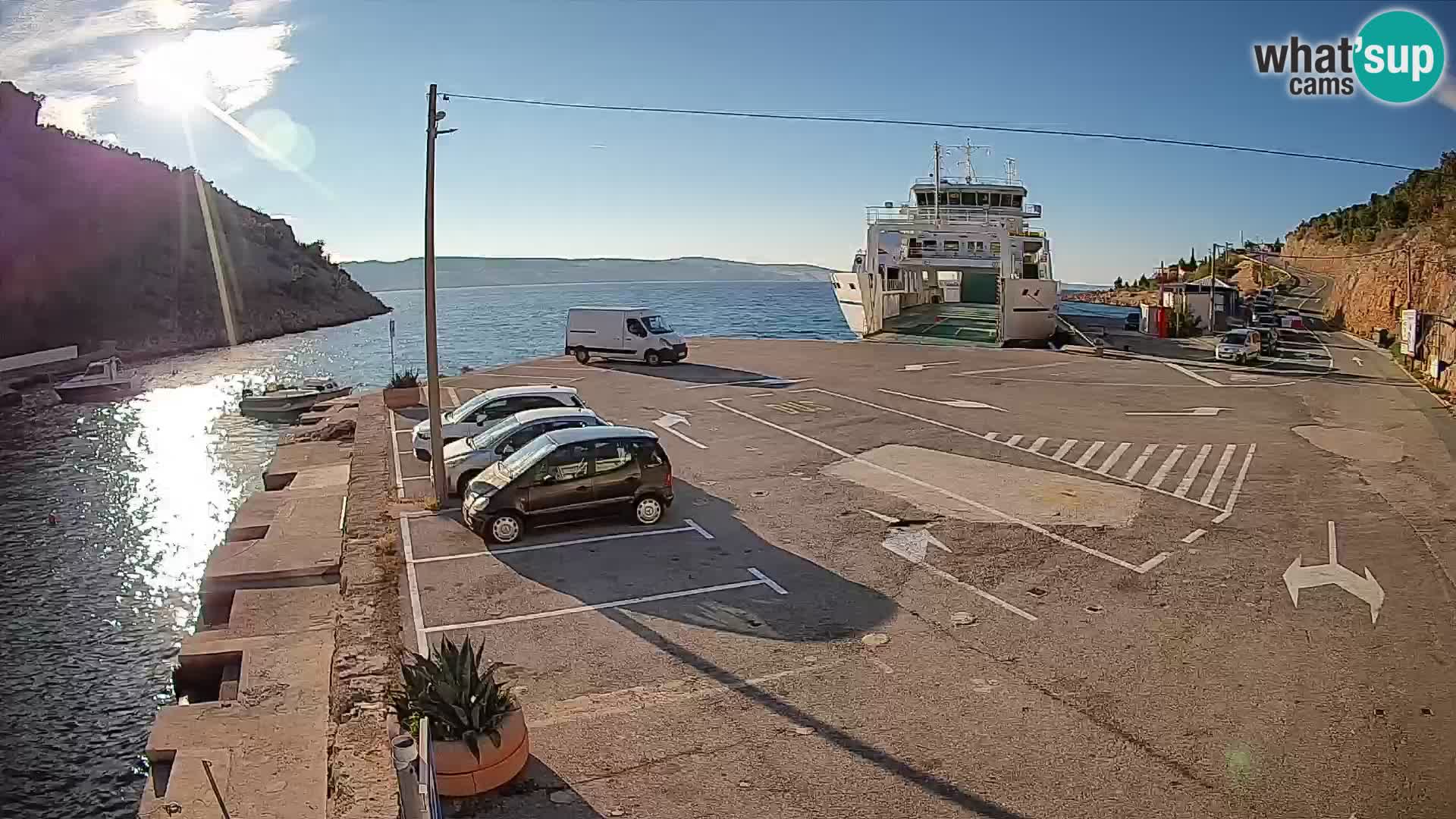 Webcam porto traghetti di Prizna – per l’isola di Pag