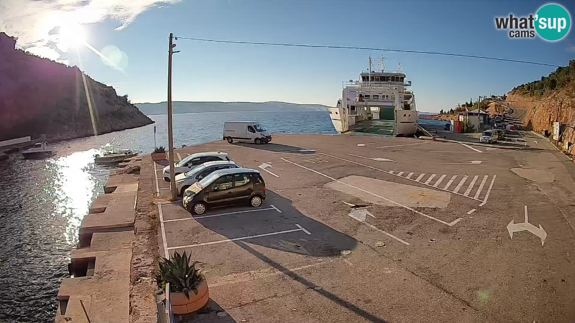 Webcam porto traghetti di Prizna – per l’isola di Pag