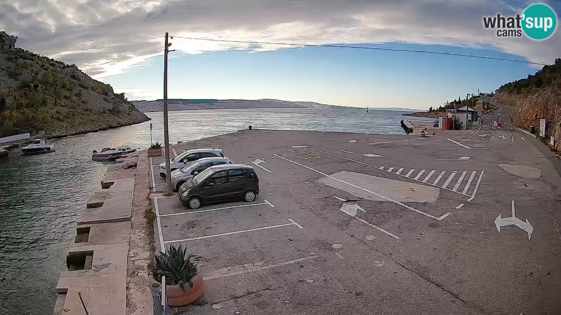 Webcam porto traghetti di Prizna – per l’isola di Pag