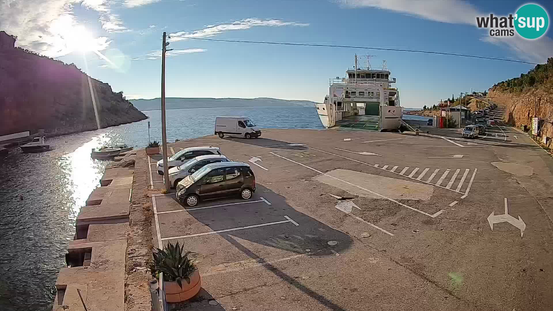 Webcam porto traghetti di Prizna – per l’isola di Pag