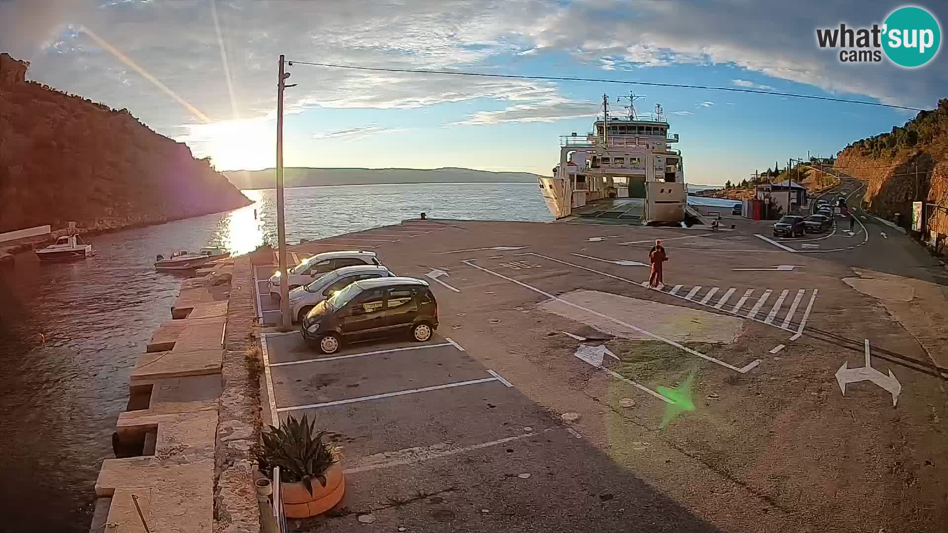 Webcam porto traghetti di Prizna – per l’isola di Pag