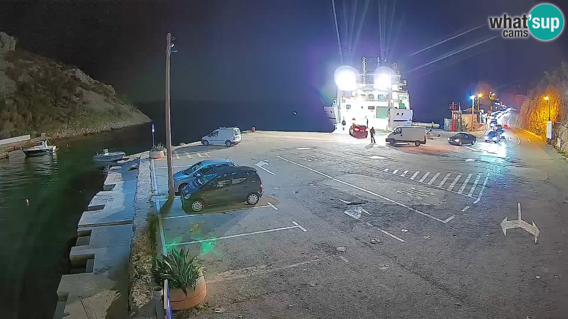 Webcam porto traghetti di Prizna – per l’isola di Pag