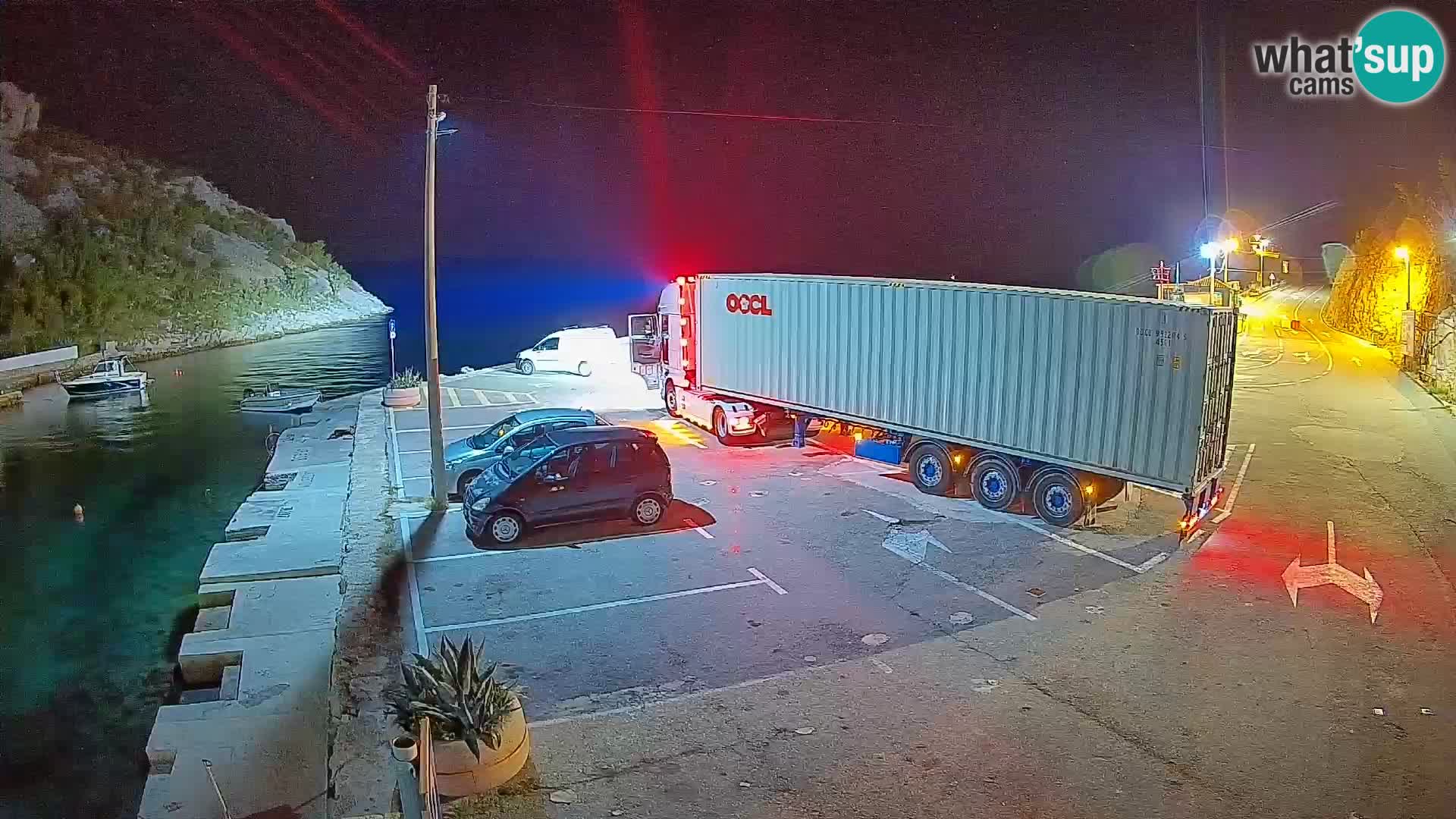 Webcam porto traghetti di Prizna – per l’isola di Pag