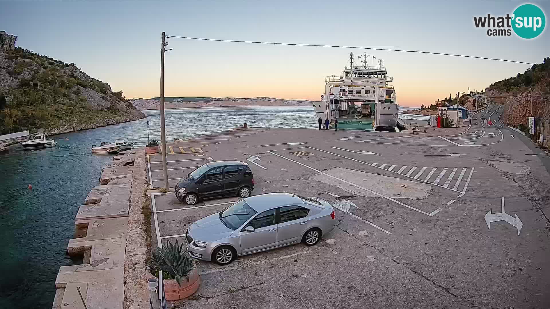 Webcam porto traghetti di Prizna – per l’isola di Pag