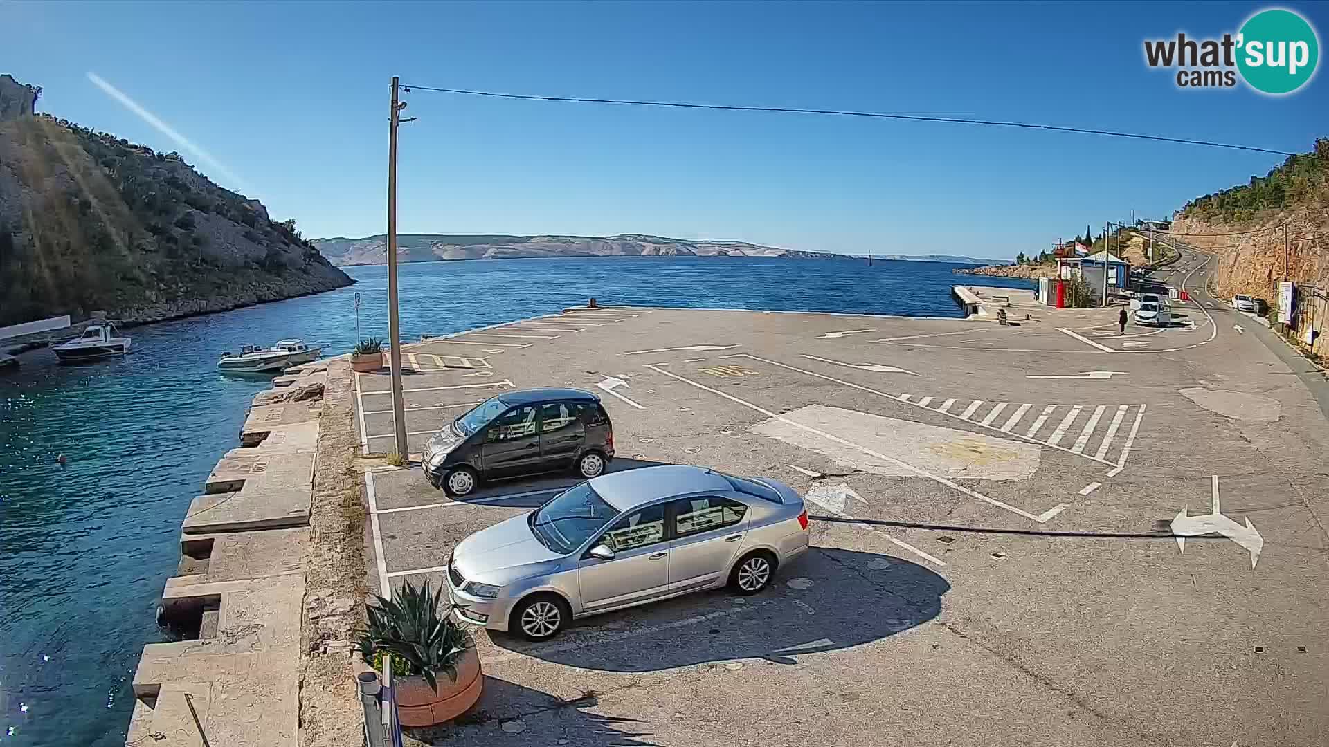 Webcam porto traghetti di Prizna – per l’isola di Pag