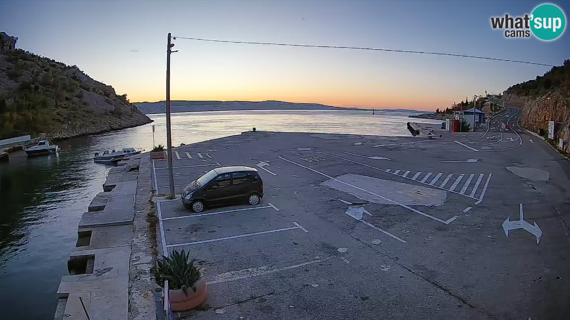 Webcam porto traghetti di Prizna – per l’isola di Pag