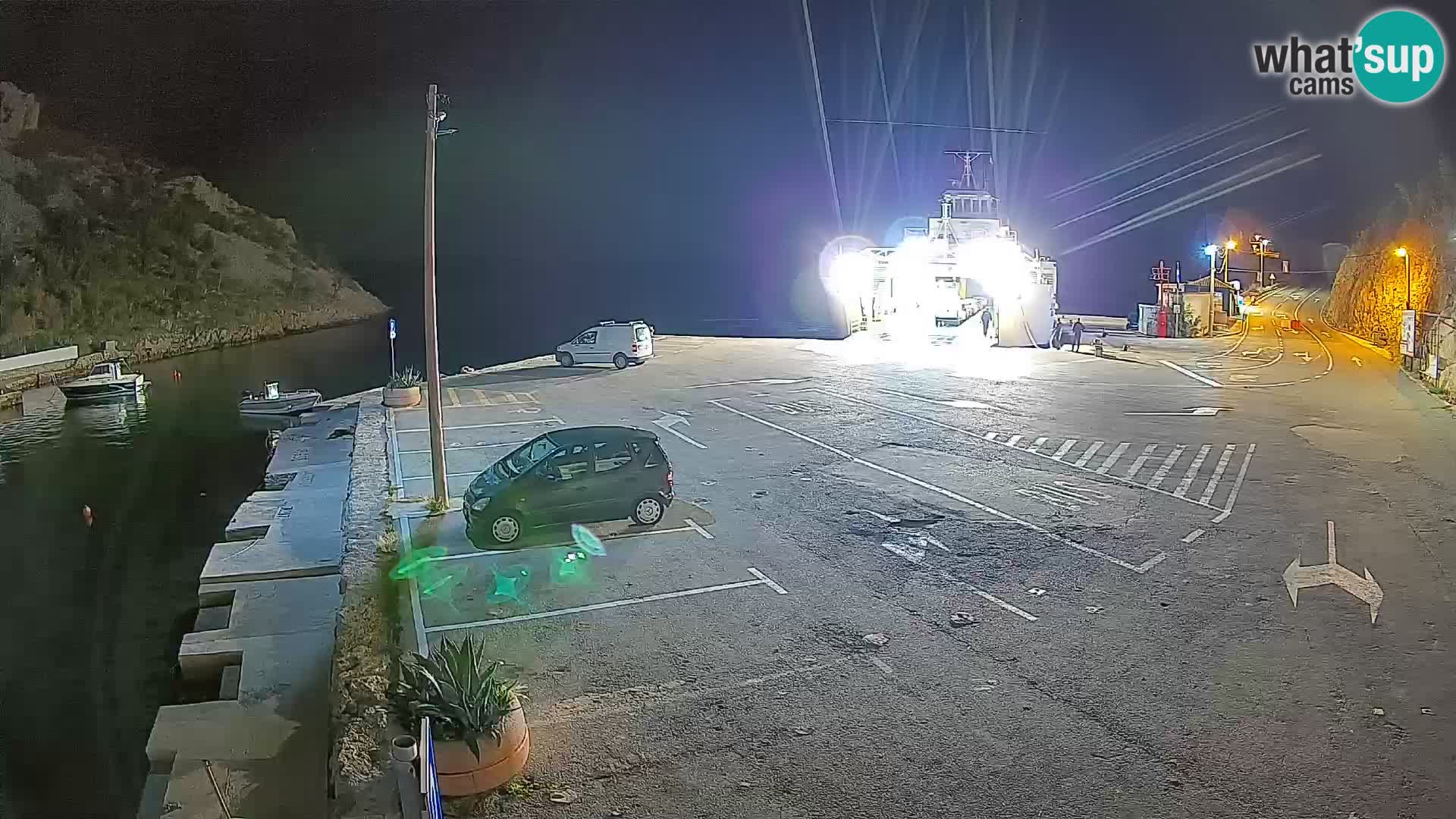 Webcam porto traghetti di Prizna – per l’isola di Pag