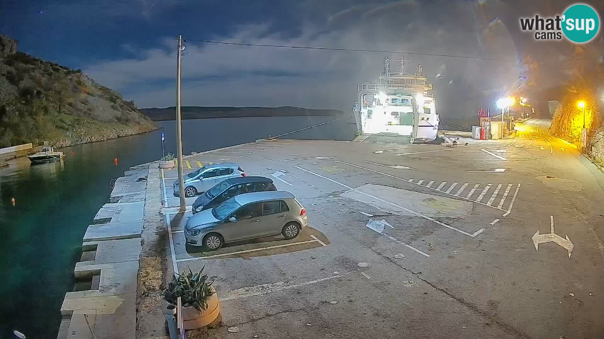 Webcam porto traghetti di Prizna – per l’isola di Pag