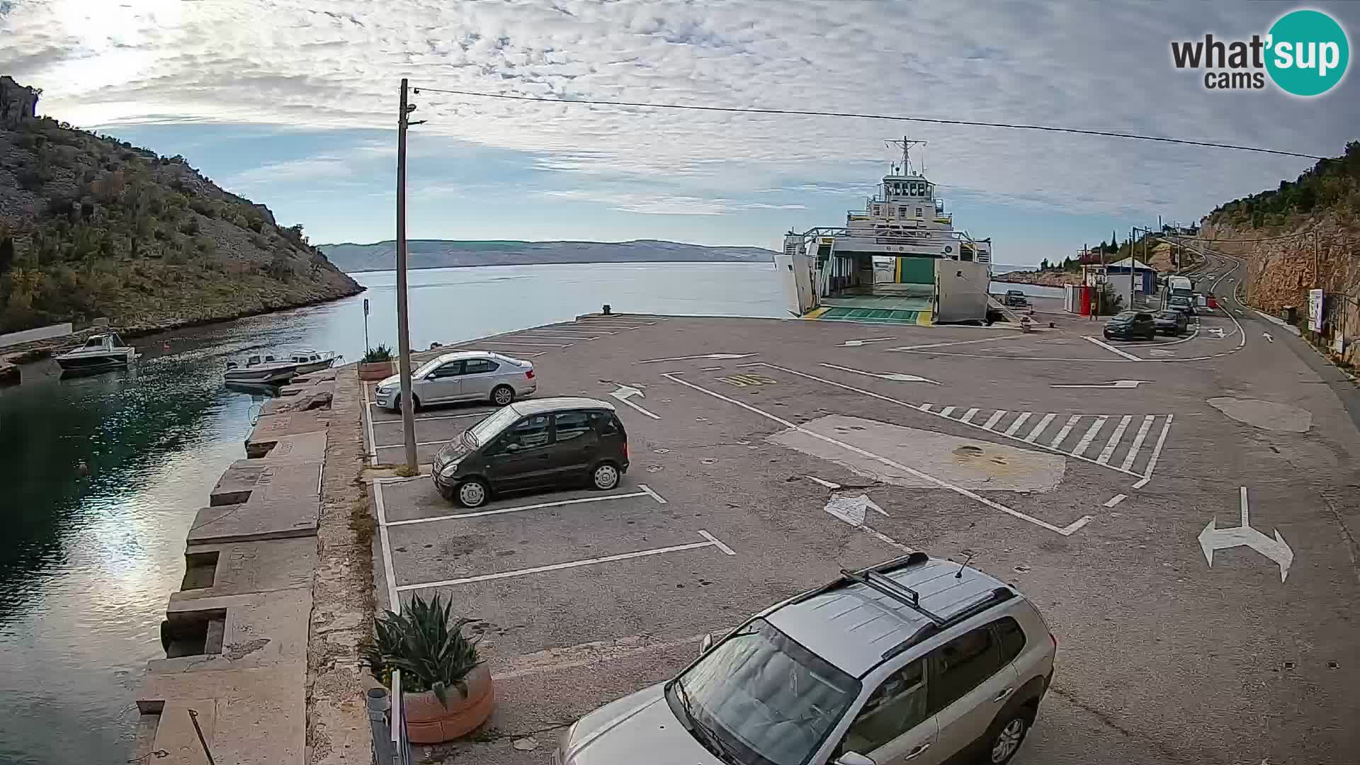 Webcam porto traghetti di Prizna – per l’isola di Pag